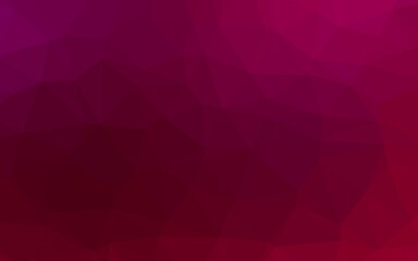 Light Purple vector abstract polygonal cover.