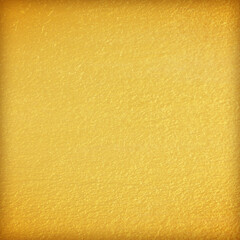 golden or yellow paint on cement wall texture background.