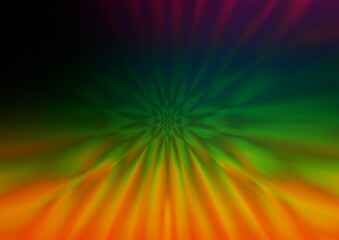 Dark Multicolor, Rainbow vector abstract bright background.