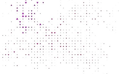Light Purple vector layout with lines, triangles.