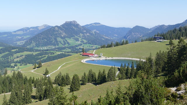 Aussicht vom Iseler Oberjoch