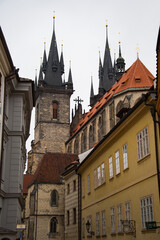 Prague Cathedral seen from the back