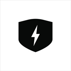 protective icon, shield icon on a white background