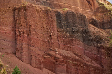 Caldera of an extinct volcano