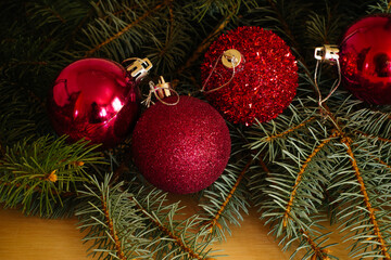 Obraz na płótnie Canvas wallpapers and background of the new christmas holiday.