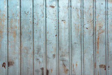 Fototapeta na wymiar Corrugated steel metal background