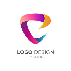 Shield letter C logo