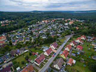 luftbild kleine rort erzgebirge sächsische schwiez bad gotleuba berggießhübel