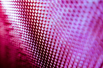 CloseUp LED blurred screen. LED soft focus background. abstract background ideal for design.