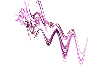 Abstract pink and purple lines in waves