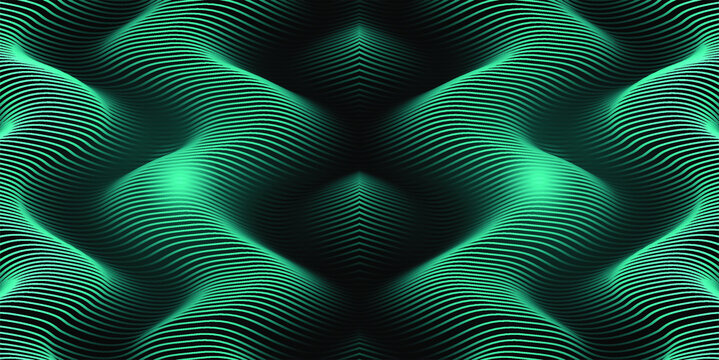 Seamless wavy stripes pattern. Abstract fashion wave design. Geometric wave texture. Graphic styles for wallpaper, wrapping, fabric, backgrounds, apparel, other print production. Vector