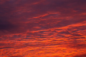 夕焼け雲