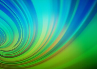 Light Blue, Green vector abstract bright background.