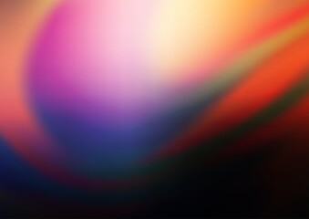 Dark Pink, Yellow vector bokeh pattern.