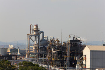 Obraz premium 水島工業地帯