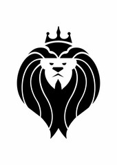 lion head silhouette