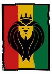 lion rasta icon
