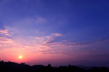 宮島SAから望む日の出