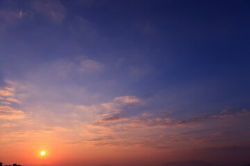 宮島SAから望む日の出