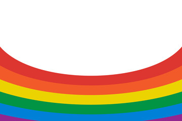 Lgbt Flag Background. Colorful Abstract Banner. Vector