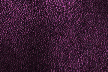 Dark purple leather texture background with pattern, closeup.