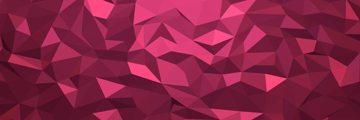 Maroon abstract background. Geometric vector illustration. Colorful 3D wallpaper.