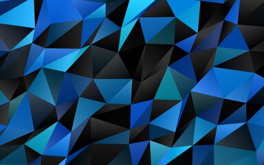 Light Blue, Green vector blurry triangle texture.
