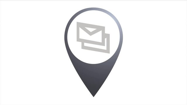 Post office sign on the pointer for Aerial delivery