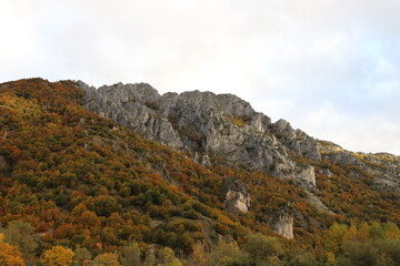 Castilla y León. León. Las Salas. Paleta de Colores.