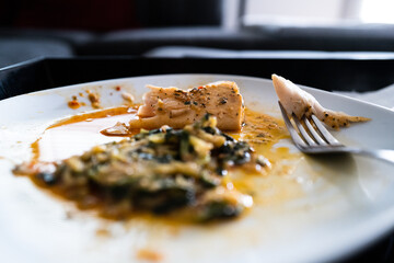 Fish and Spinach