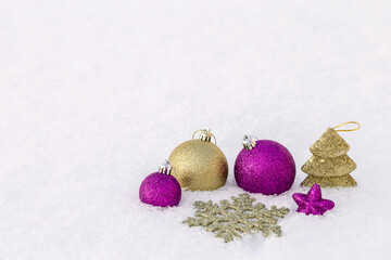 Image with Christmas decoration.