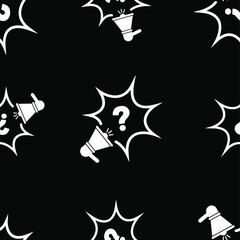 seamless pattern with question mark sign 