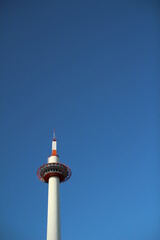 青空と京都タワー