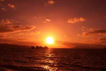 宍道湖の夕日