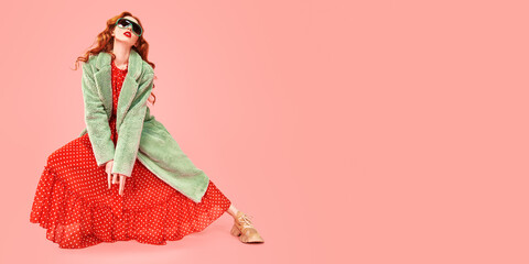 fashionable young woman