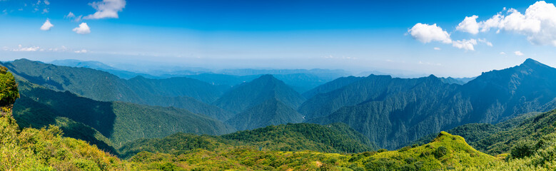 Natural scenery of Fanjing Mountain scenic spot in Tongren City, Guizhou Province, China