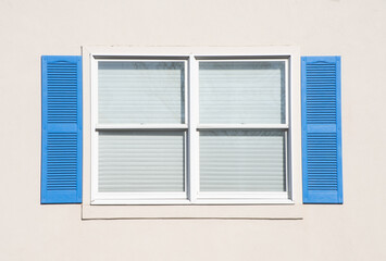 Minimalistic Photo of a Window and Shutters