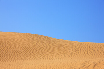 鳥取砂丘、青空