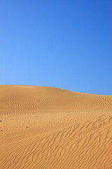 鳥取砂丘、青空