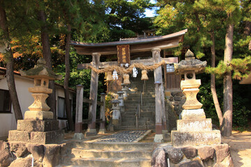 浦富海岸、荒砂神社