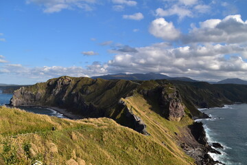 The view of Shakotan in Hokkaido, Japan