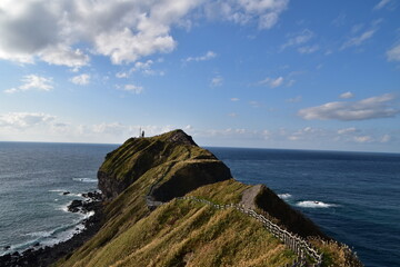 The view of Shakotan in Hokkaido, Japan