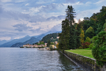 Fototapeta premium Village of Bellagio on Lake Como