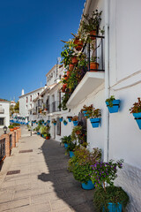 Fototapeta premium Mijas village in Andalusia with white houses, Spain