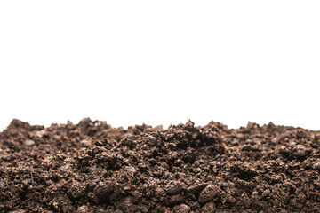 Black land for plant background.