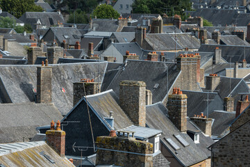 Blick über die Dächer von Avranches