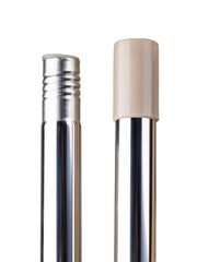 two metal tubes for mops