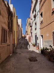 Fototapeta na wymiar Mediterranean street