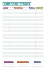 Life Planner Casual Style. Create daily plans with hourly schedule pages, make weekly meal plans and grocery lists, plan your budget with expense tracker and monthly bill pages.