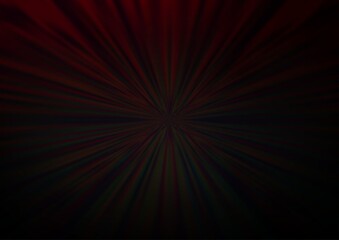 Dark Black vector blurred bright background.